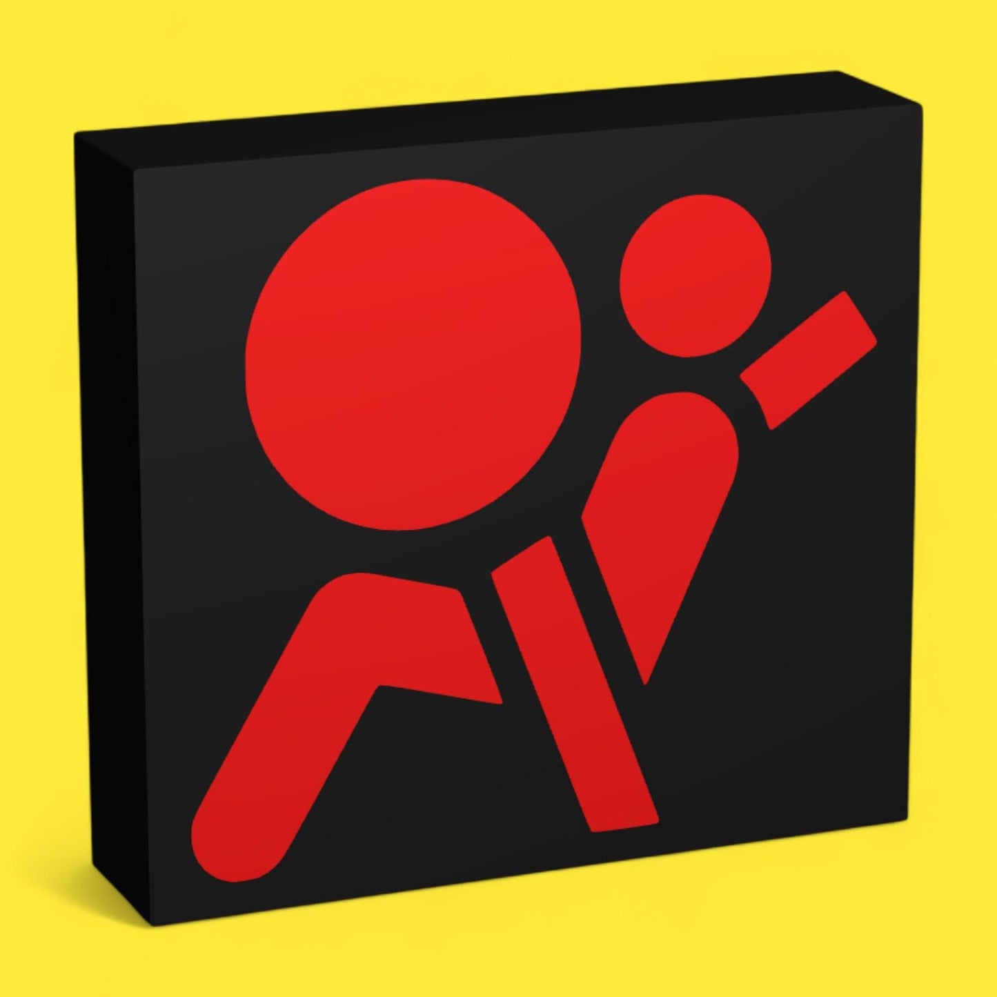 Warnleuchte Airbag Rot Auto LED Lampe - Leuchtbox