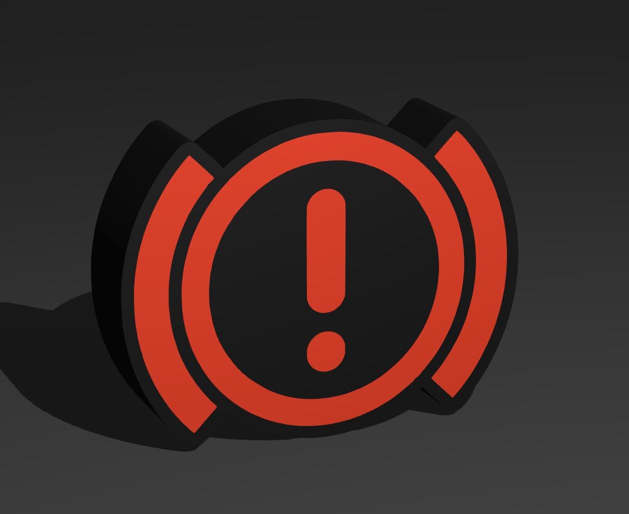 Warnleuchte Bremsen Rot Auto LED Lampe - Leuchtbox