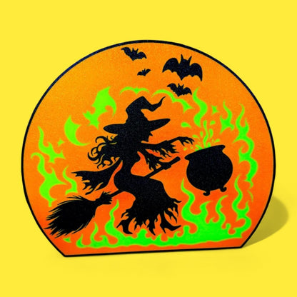 Halloween Hexe Lampe