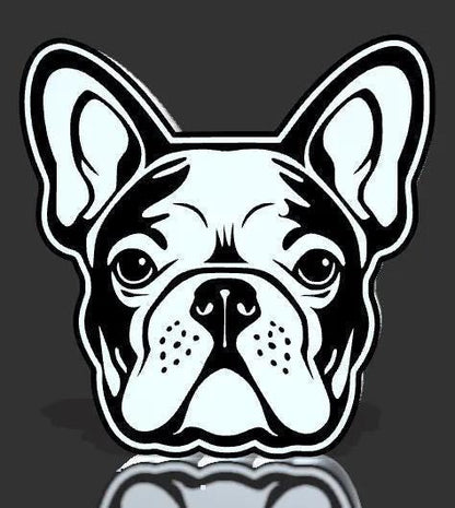 Tier Hund Französische Bulldogge Lampe
