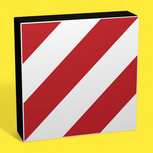 Parkwarntafel - Verkehrszeichen / Verkehrsschild / Warnzeichen Auto LED Lampe - Leuchtbox