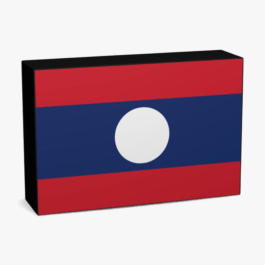 Laos Flagge Asien Lampe