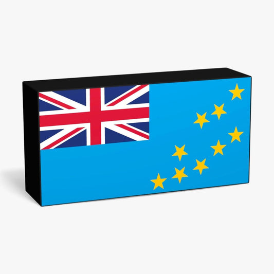 Tuvalu Flagge Asien Lampe