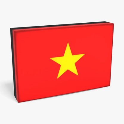 Vietnam Flagge Asien Lampe