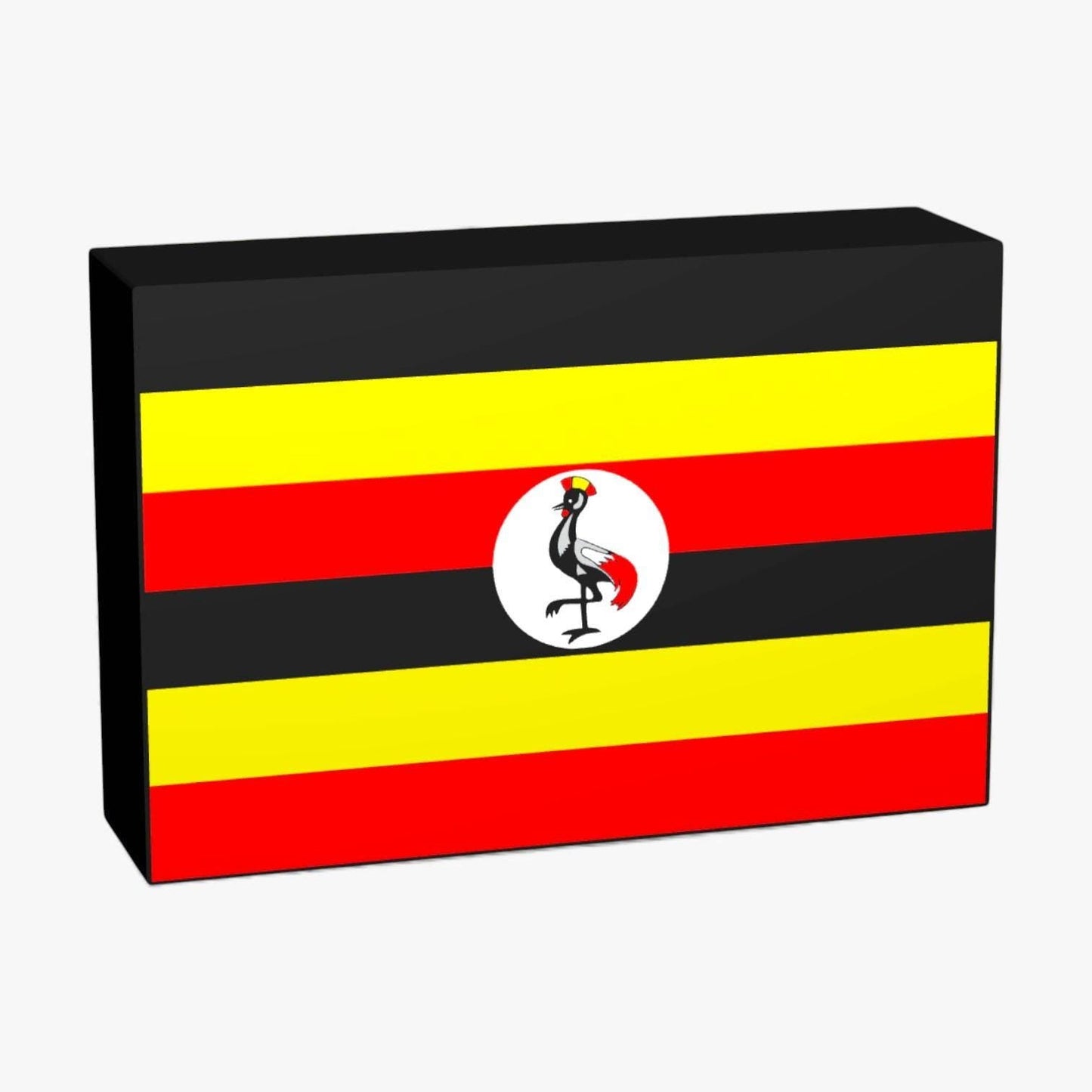 Uganda Flagge Afrika Lampe