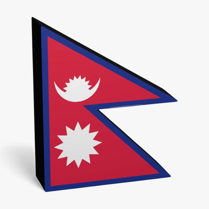 Nepal Flagge Asien Lampe