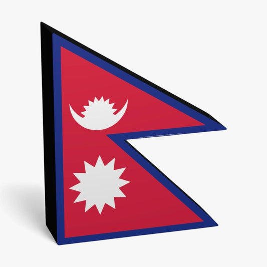 Nepal Flagge Asien Lampe
