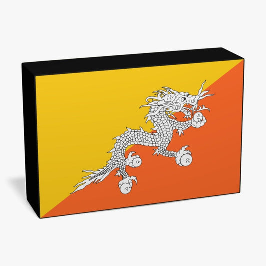 Bhutan Flagge Asien Lampe