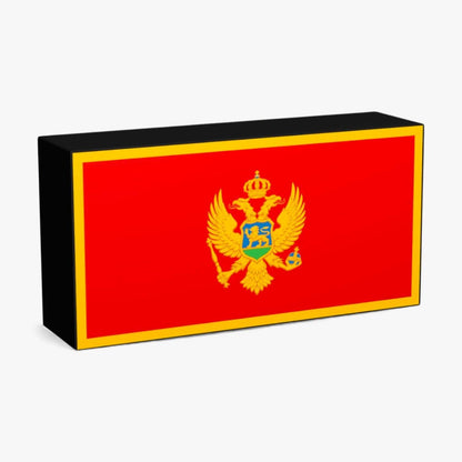 Montenegro Flagge Europa Lampe