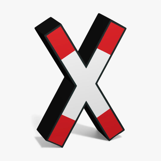 Andreaskreuz Verkehrsschild Lampe