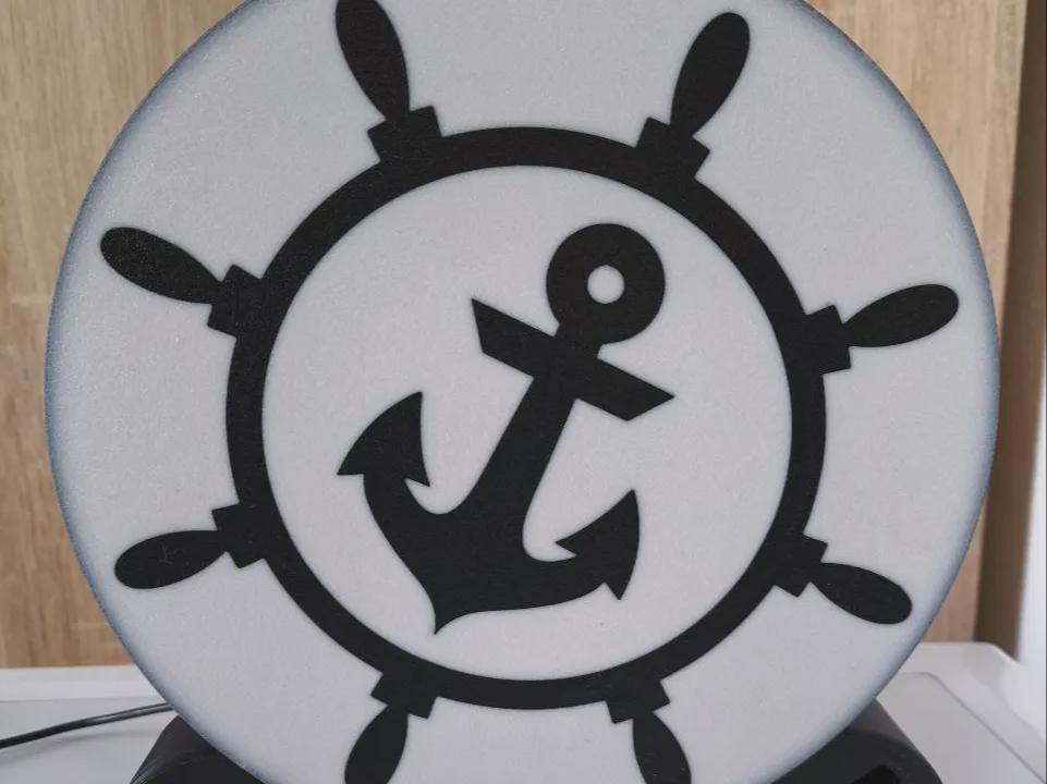 Boot Anker Kapitän Lampe