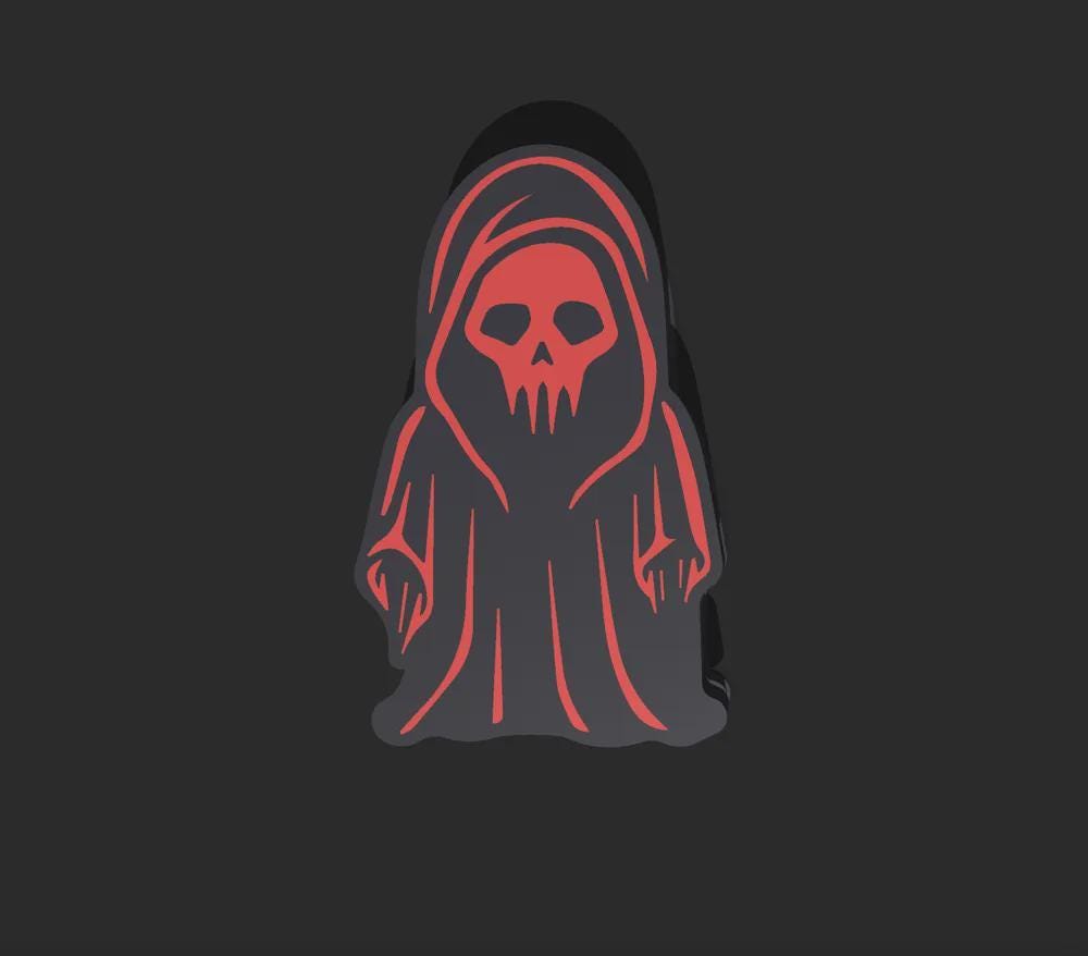 Halloween Geist Lampe