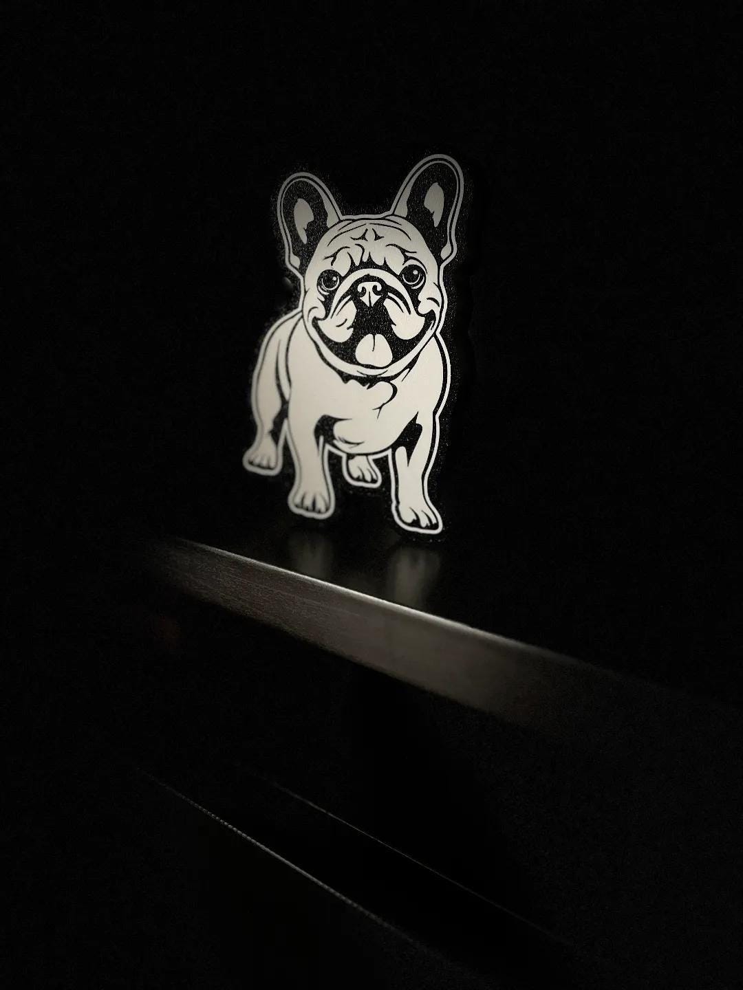 Tier Hund Französische Bulldogge Lampe