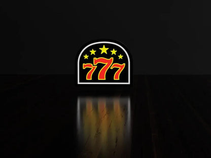 777 Spielkarten Lampe