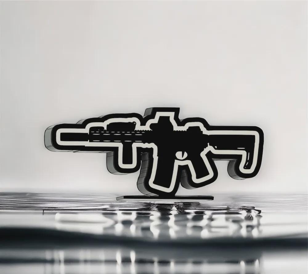 Waffe Air Soft Sturmgewehr Lampe