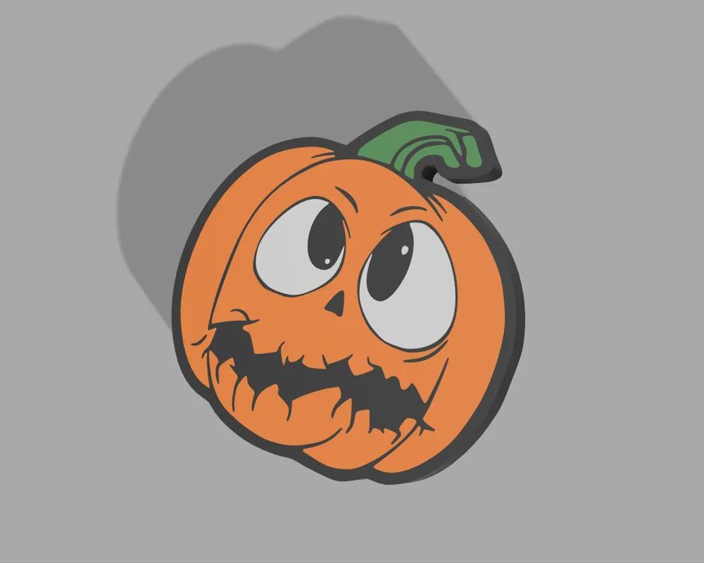 Halloween Dümmlicher Kürbis Lampe