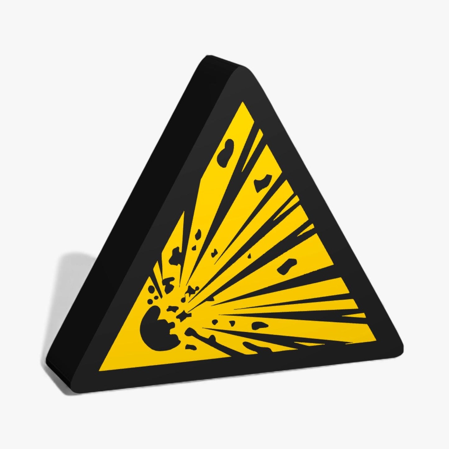 Warnung vor explosionsgefaehrlichen Stoffen Warnzeichen ASR-Zeichen Lampe