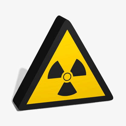 Warnung vor radioaktiven Stoffen Warnzeichen ASR-Zeichen Lampe