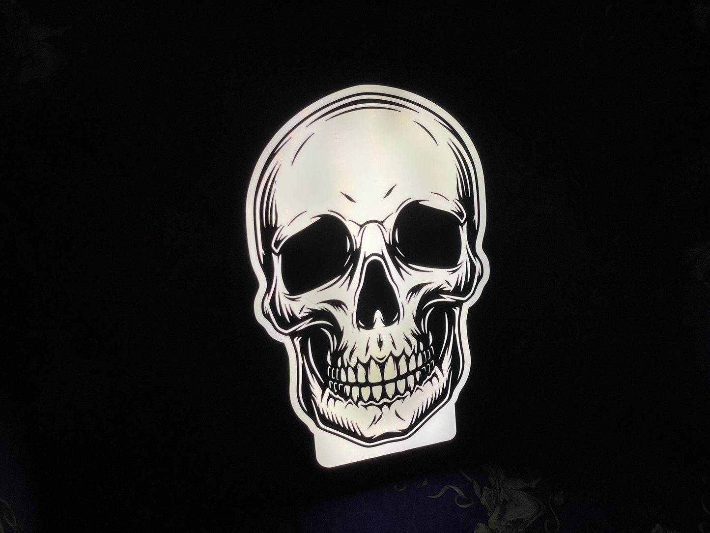 Halloween Totenkopf Lampe