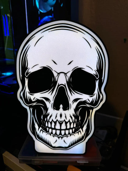 Halloween Totenkopf Lampe