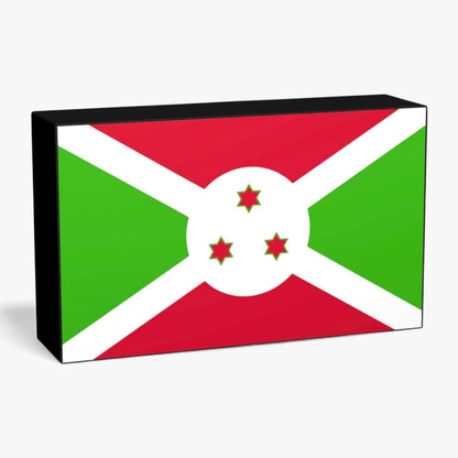 Burundi Flagge Afrika Lampe