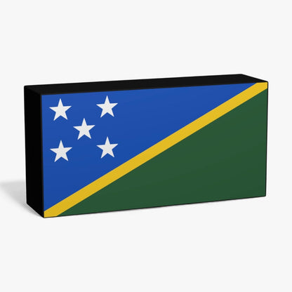 Salomonen Flagge Asien Lampe