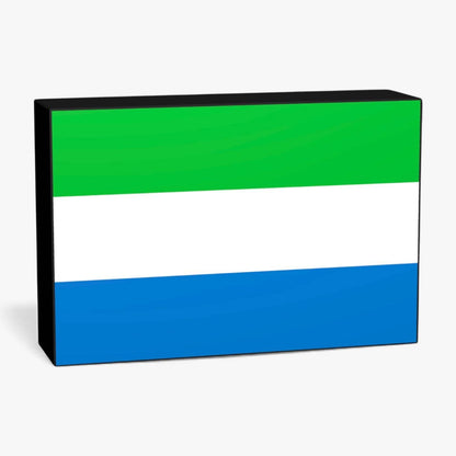 Sierra Leone Flagge Afrika Lampe