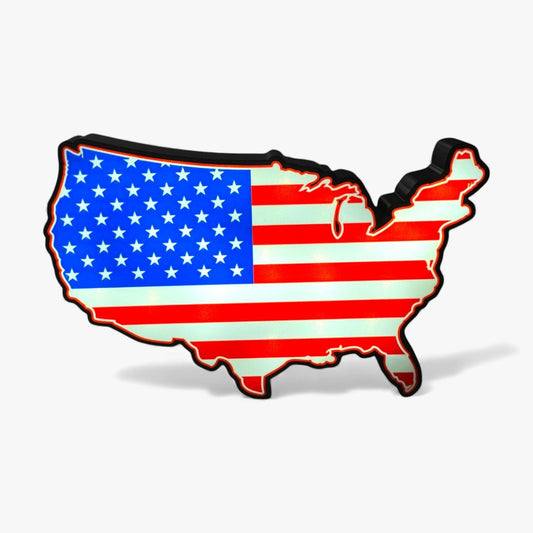 USA Flagge Nordamerika Lampe