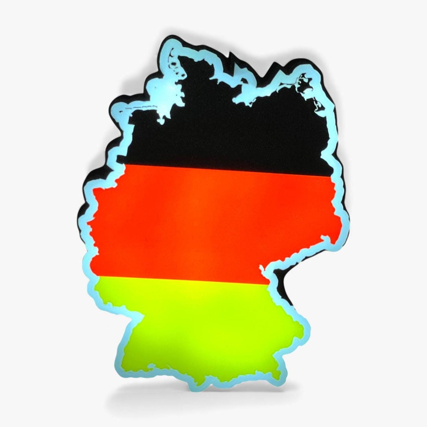 Deutschland Flagge Umriss Europa Lampe