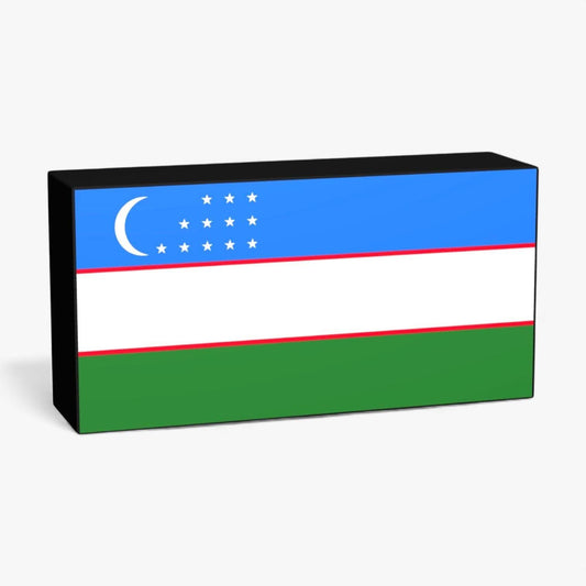 Usbekistan Flagge Asien Lampe