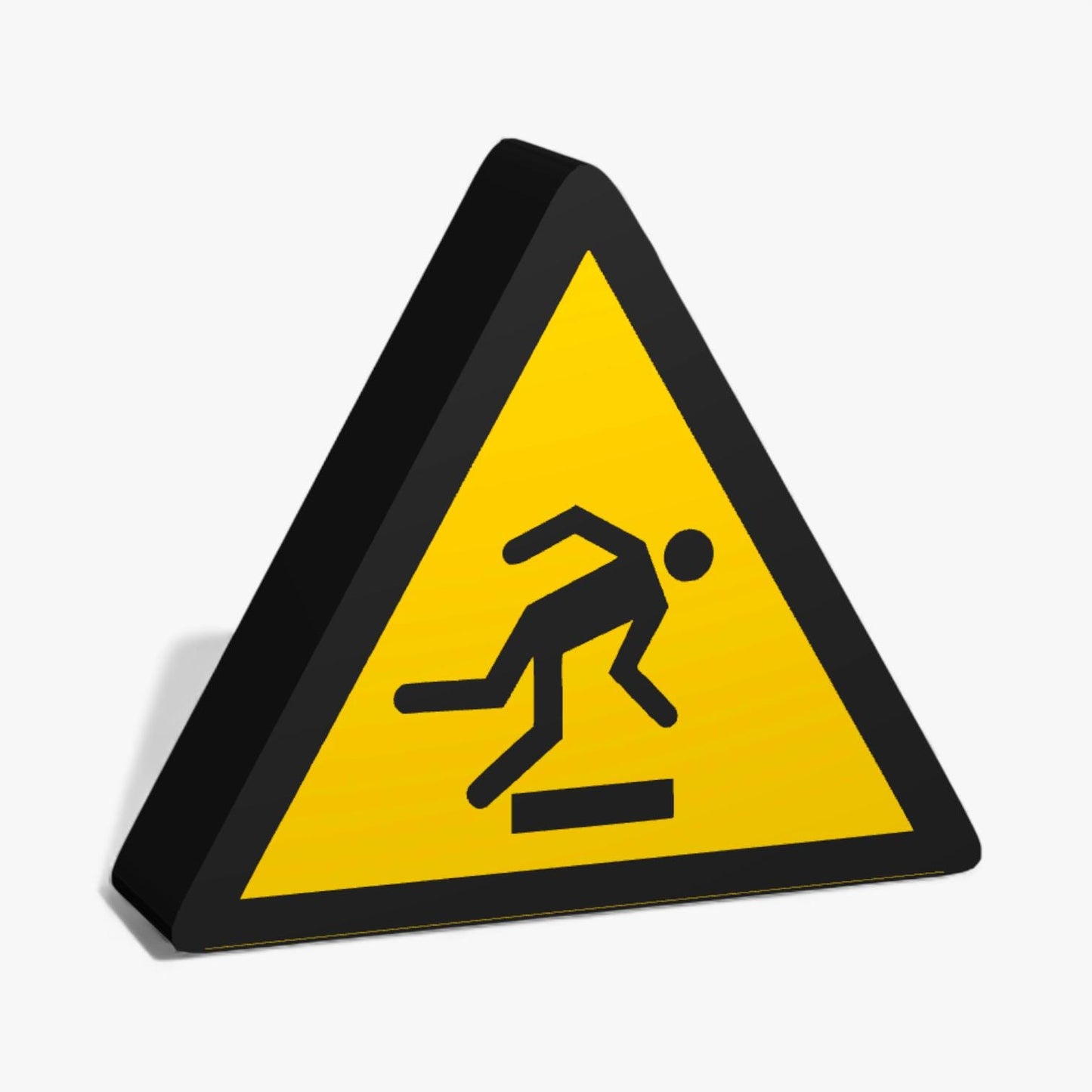 Warnung vor Hindernissen am Boden Warnzeichen ASR-Zeichen Lampe