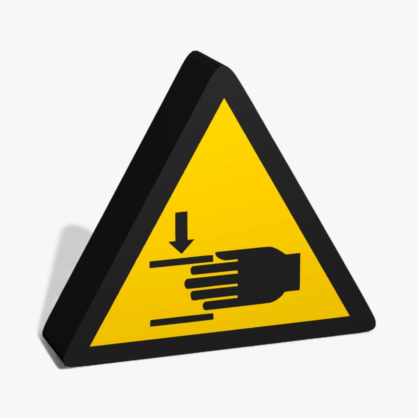 Warnung vor Handverletzungen Warnzeichen ASR-Zeichen Lampe