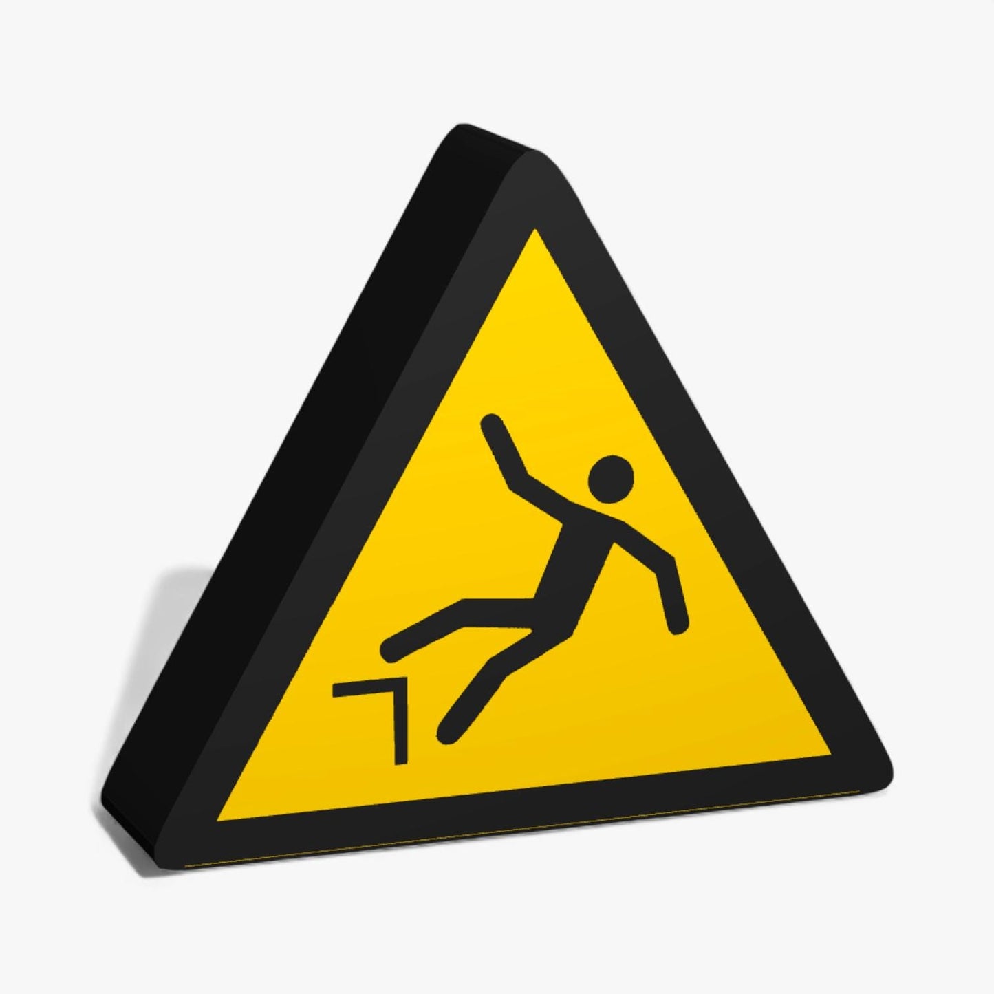 Warnung vor Absturzgefahr Warnzeichen ASR-Zeichen Lampe