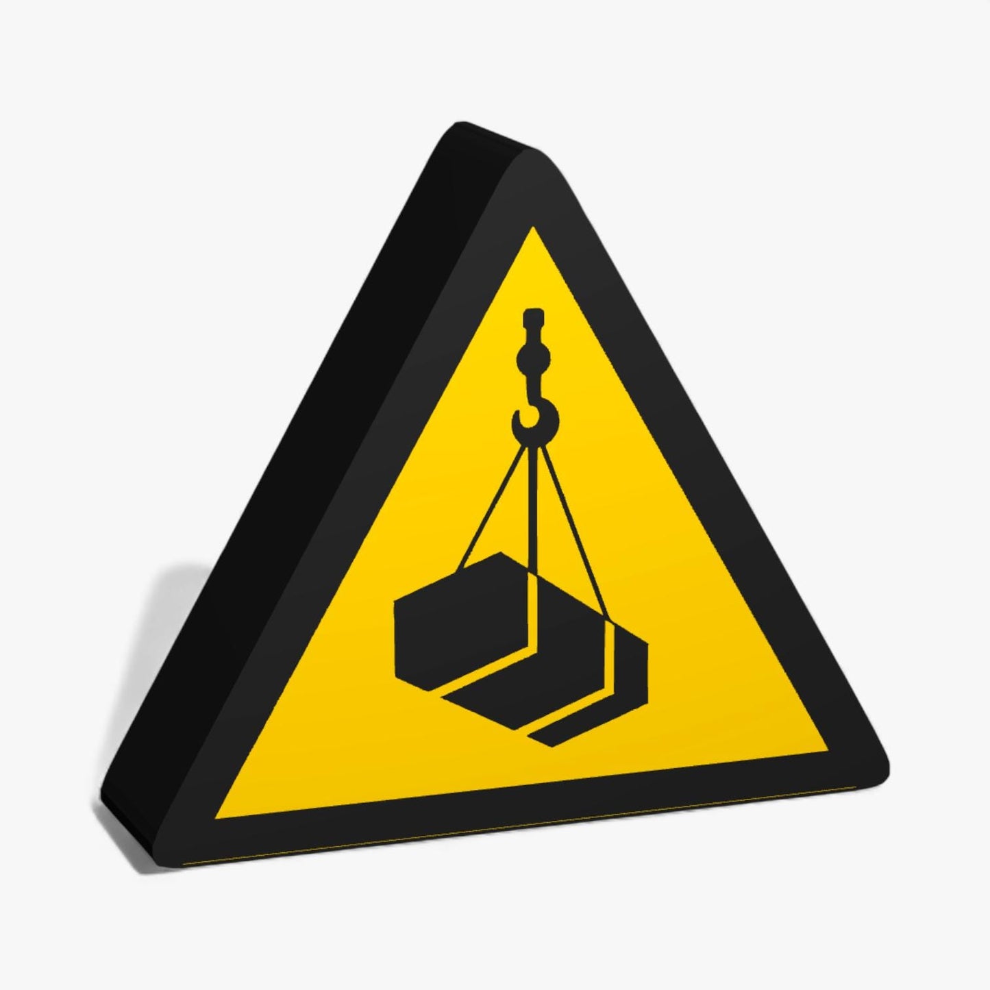 Warnung vor schwebender Last Warnzeichen ASR-Zeichen Lampe