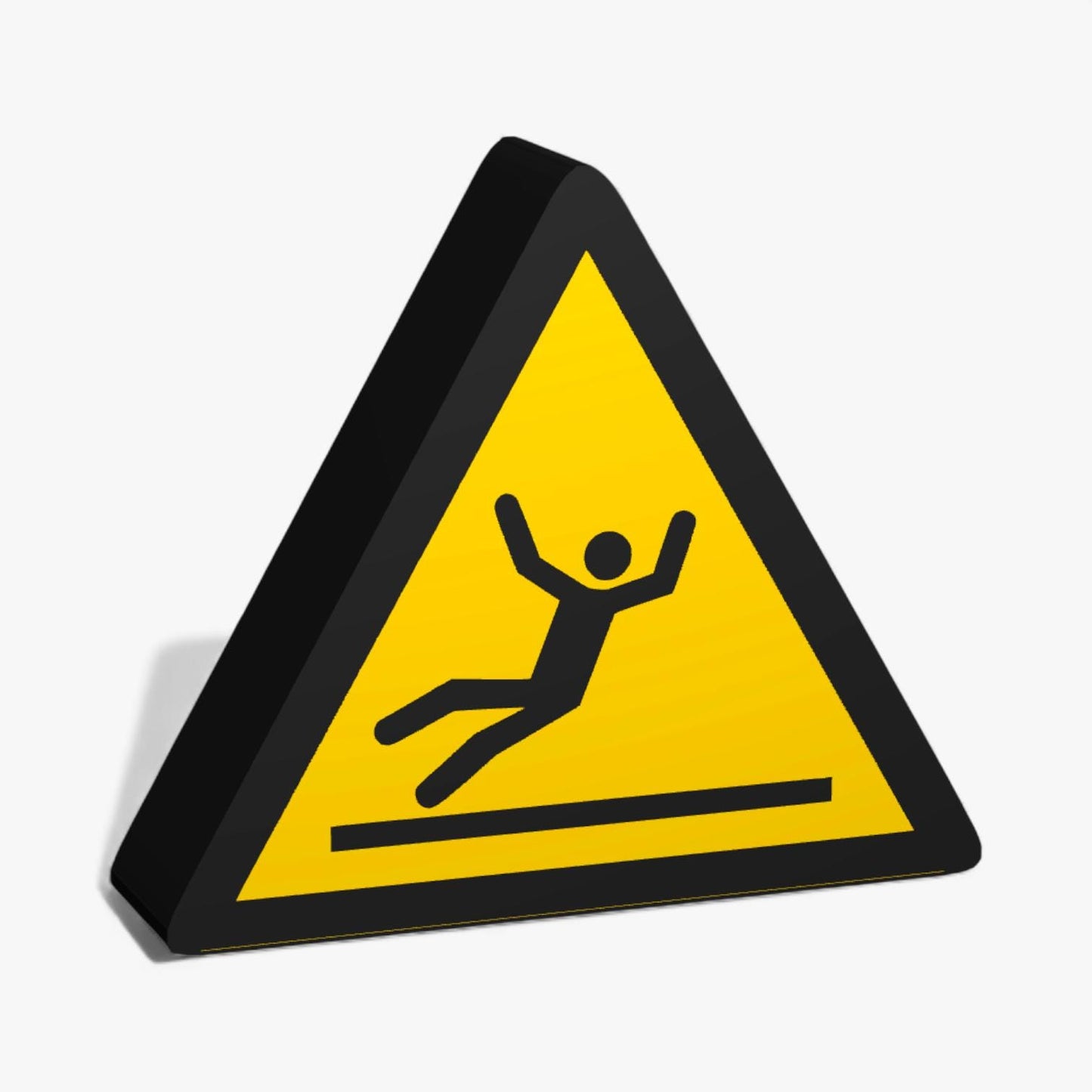 Warnung vor Rutschgefahr Warnzeichen ASR-Zeichen Lampe