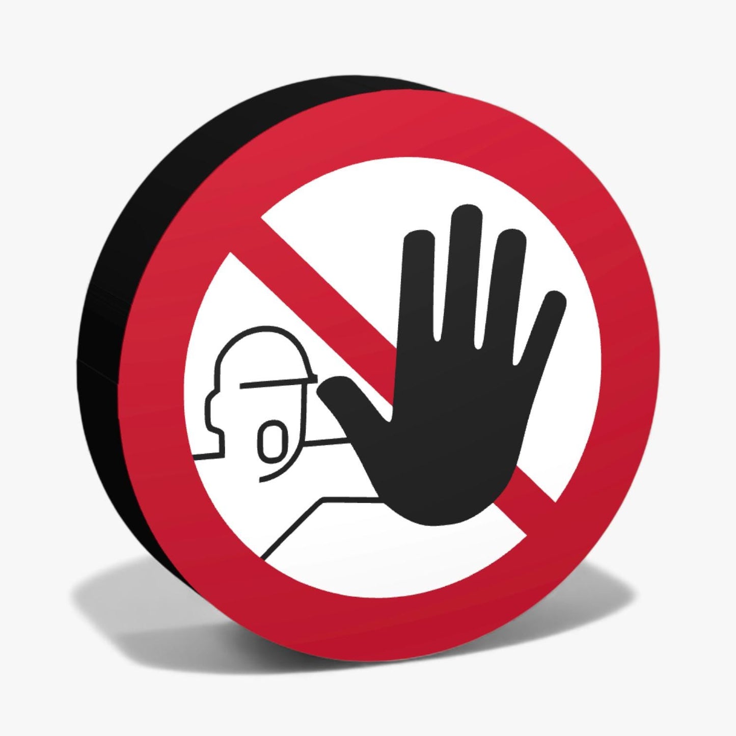 Zutritt fuer Unbefugte verboten Verbotszeichen ASR-Zeichen Lampe