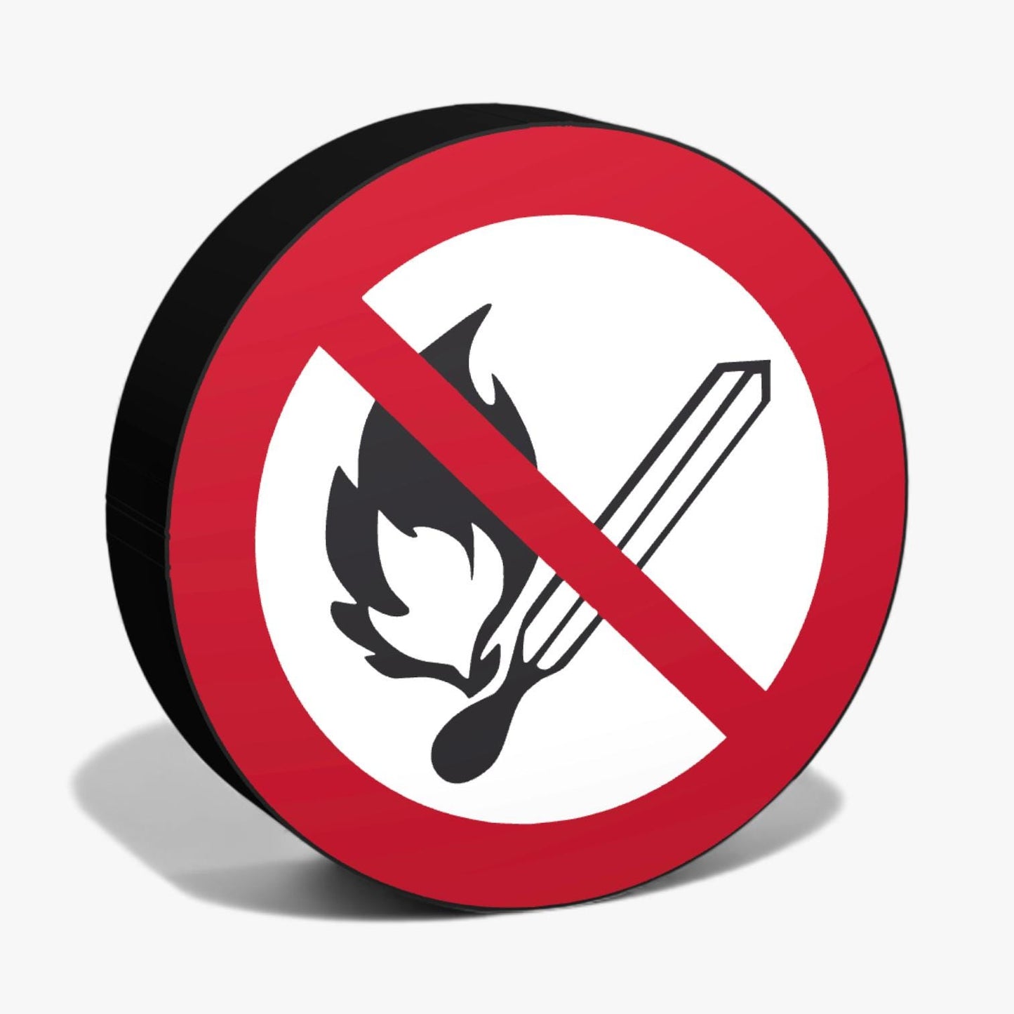 Keine offene Flamme Verbotszeichen ASR-Zeichen Lampe