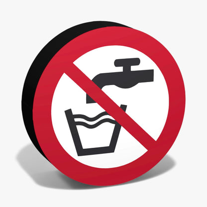 Kein Trinkwasser Verbotszeichen ASR-Zeichen Lampe