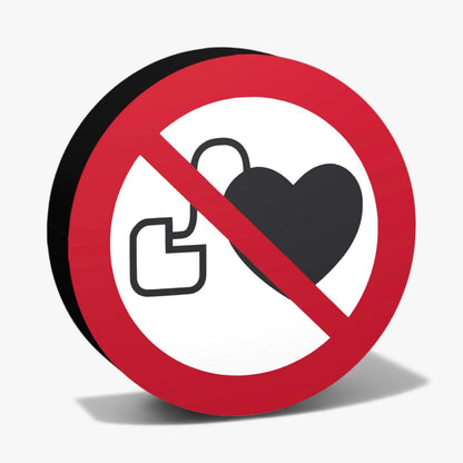 Kein Zutritt fuer Personen mit Herzschrittmachern Verbotszeichen ASR-Zeichen Lampe