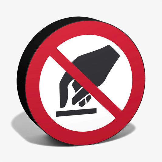 Beruehren verboten Verbotszeichen ASR-Zeichen Lampe