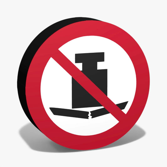 Keine schwere Last Verbotszeichen ASR-Zeichen Lampe