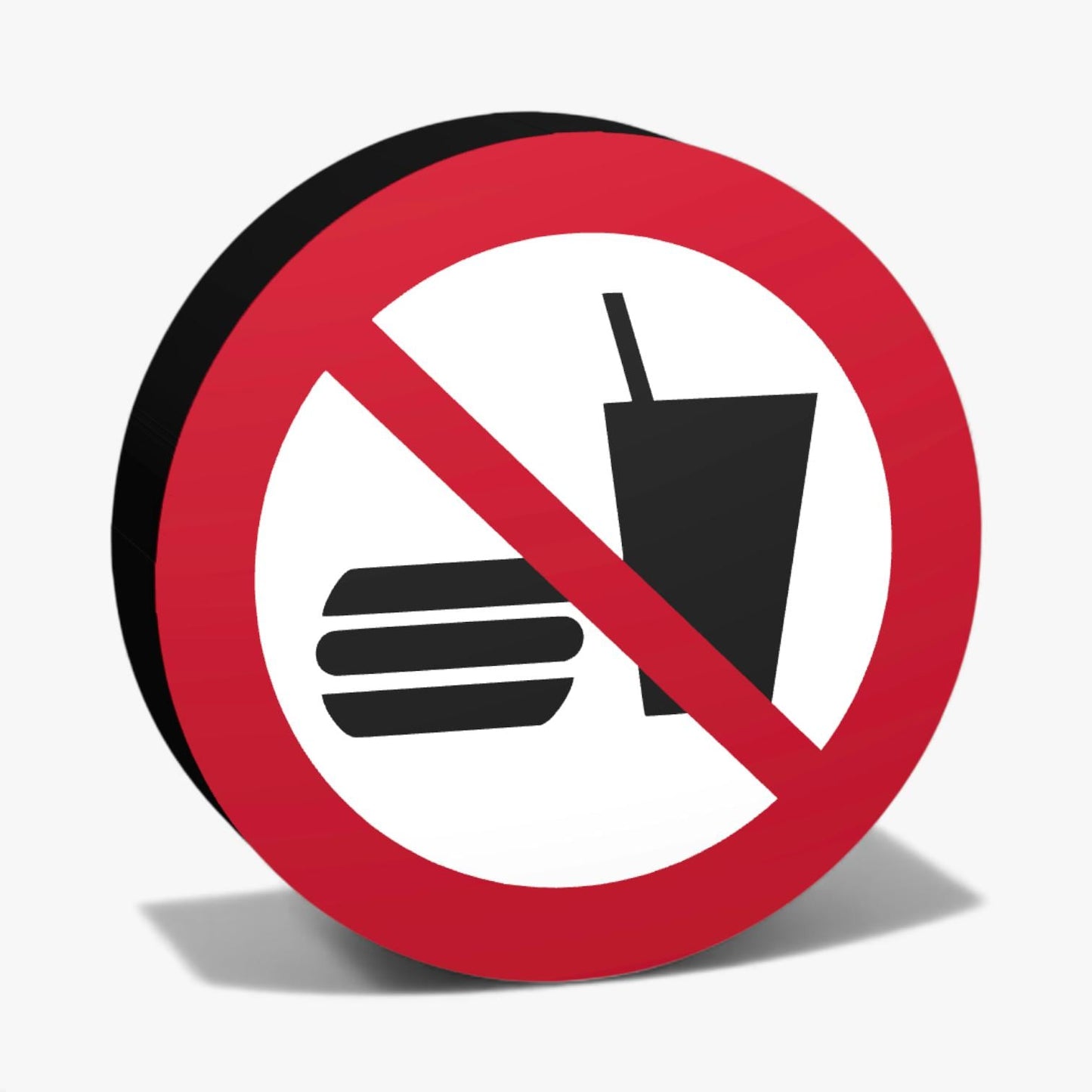 Essen und Trinken verboten Verbotszeichen ASR-Zeichen Lampe