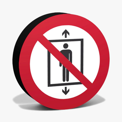 Personenbefoerderung verboten Verbotszeichen ASR-Zeichen Lampe