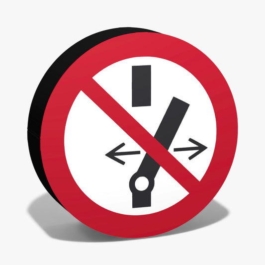 Schalten verboten Verbotszeichen ASR-Zeichen Lampe