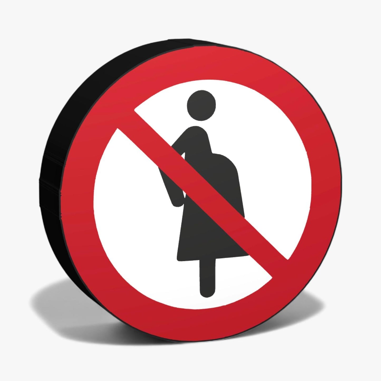 Fuer schwangere Frauen verboten Verbotszeichen ASR-Zeichen Lampe