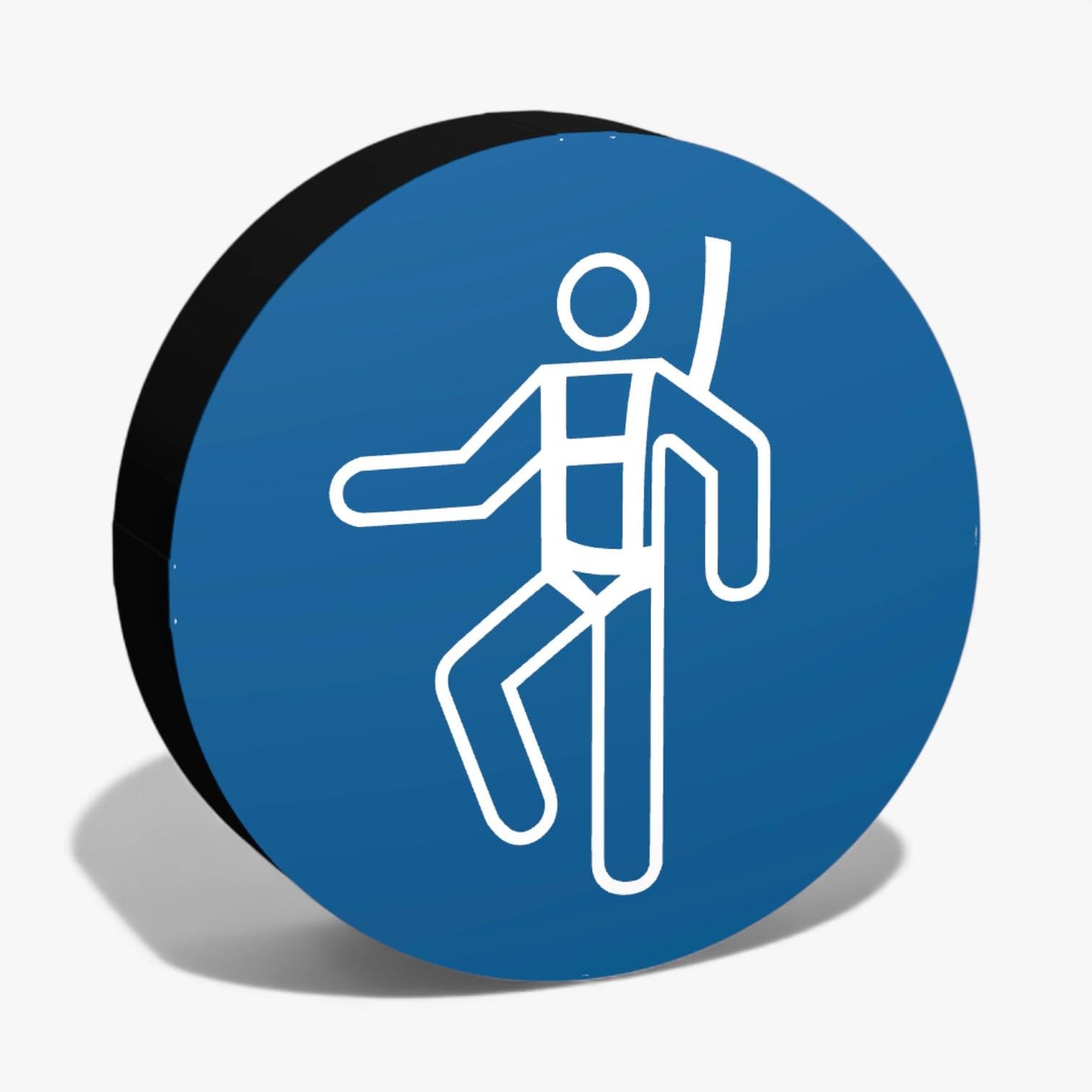 Auffanggurt benutzen Gebotszeichen ASR-Zeichen Lampe