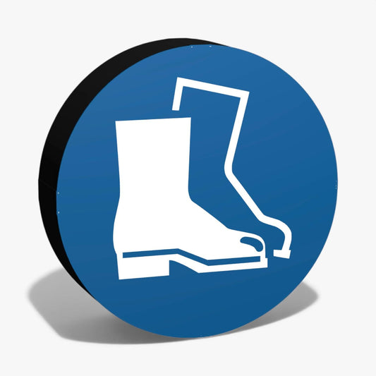 Fußschutz benutzen Gebotszeichen ASR-Zeichen Lampe