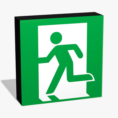 E001 Rettungsweg Notausgang Rettungszeichen ASR-Zeichen Lampe