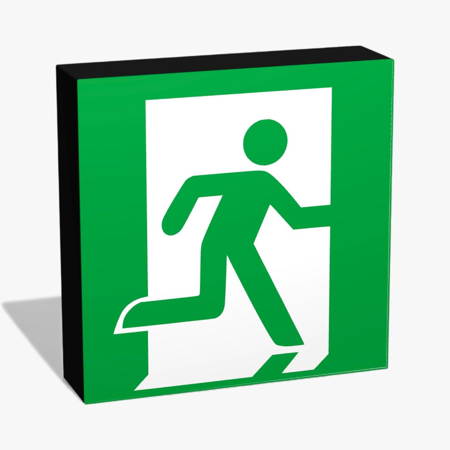 E002 Rettungsweg Notausgang rechts Rettungszeichen ASR-Zeichen Lampe