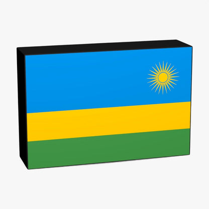 Ruanda Flagge Afrika Lampe